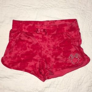 Little girls sz 4 Disney Mickey bling shorts
